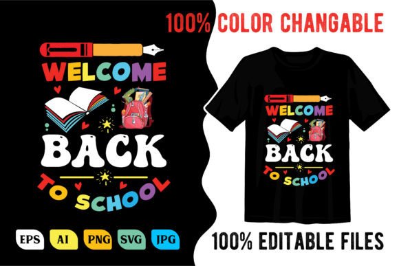Back to School Graphics for T-Shirt Designs