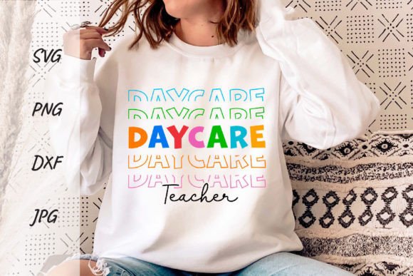 Daycare SVG Back to School Graphics for T-Shirt Designs