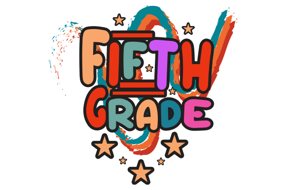 Fifth Grade Back to School Graphics for Crafts