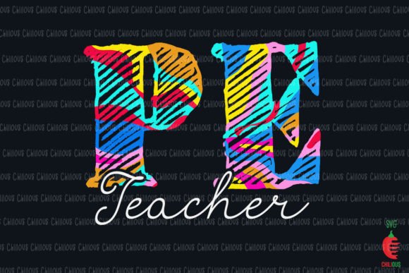 PE Teacher Tie Dye Back to School Graphics